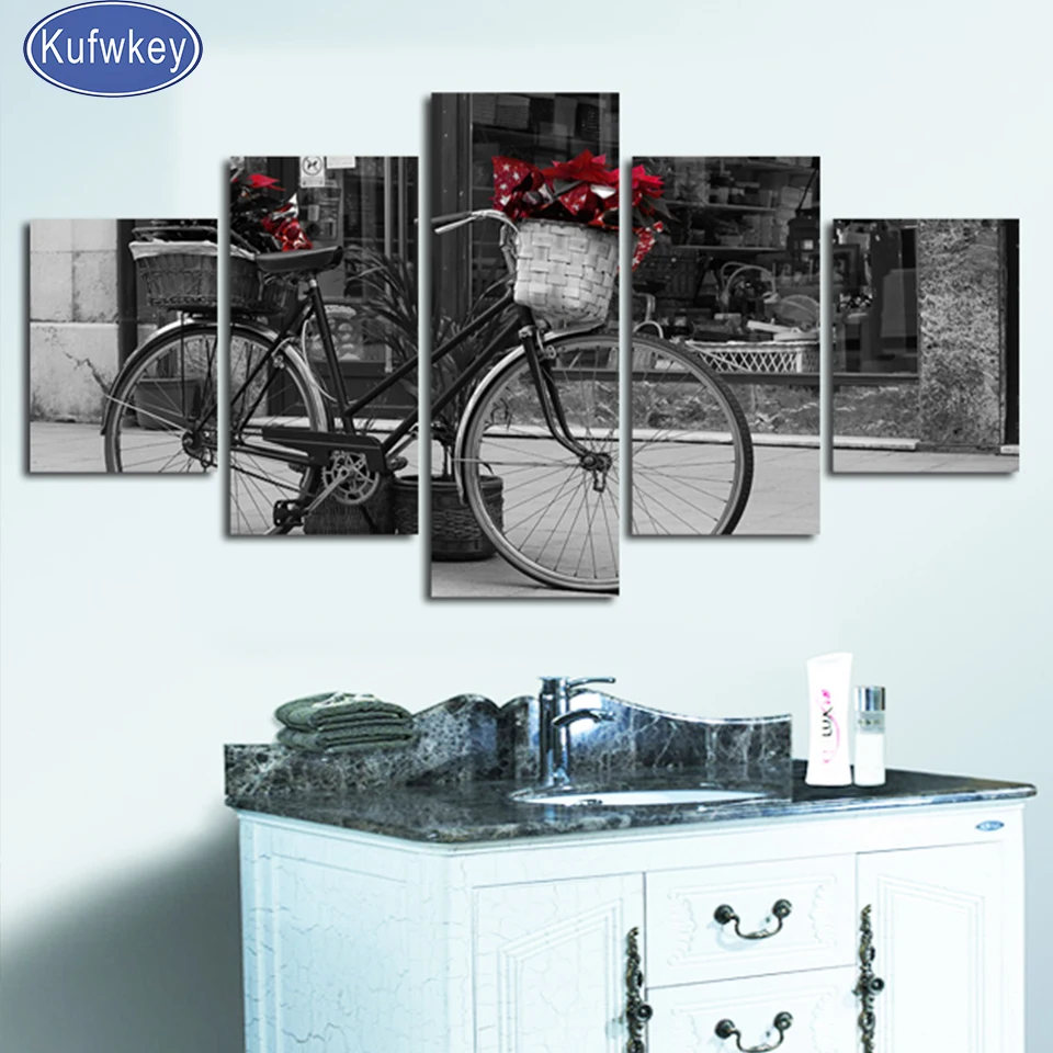 5 Панель велосипеда современного искусства 5d алмазная живопись полный дрель