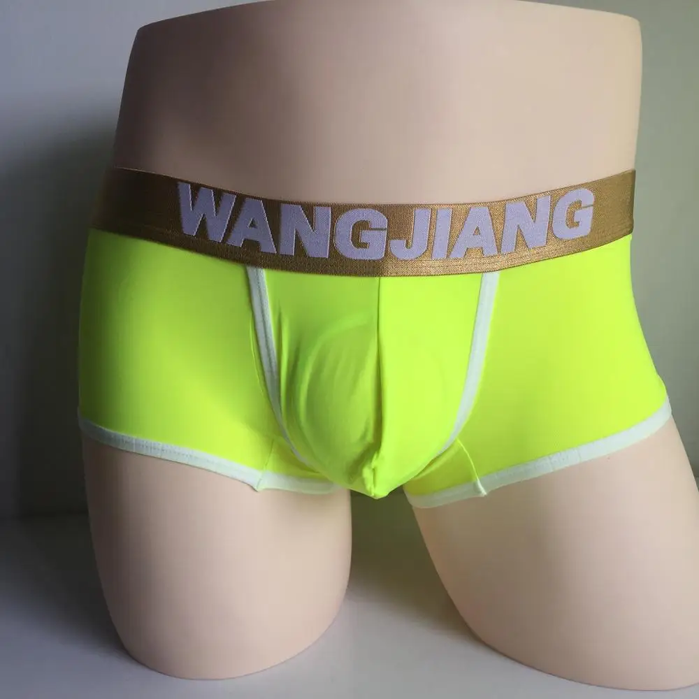 Боксеры WJ мужские с низкой посадкой Прозрачные шорты-боксеры пикантное нижнее