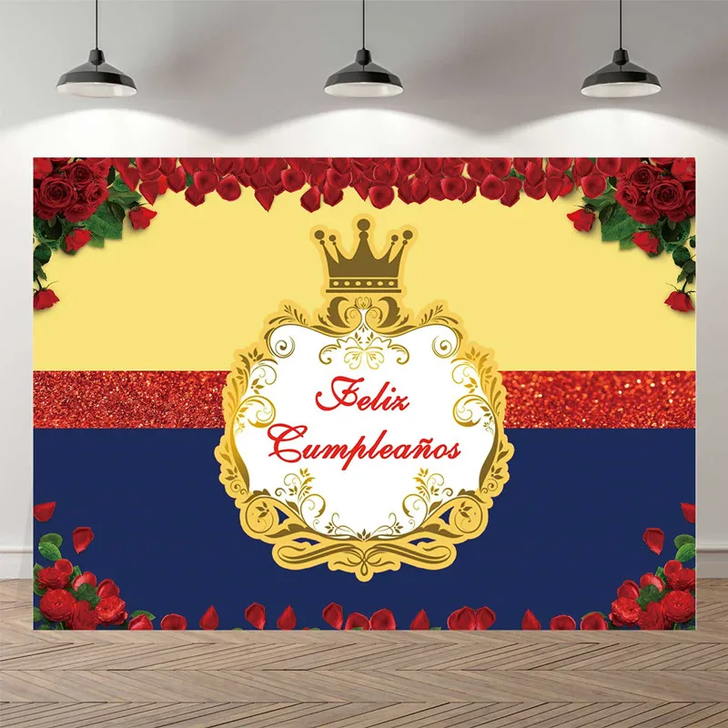 

Фон для фотосъемки детей с изображением красных лепестков роз баннер на день рождения персонализированный фон для фотосъемки Снежная прин...