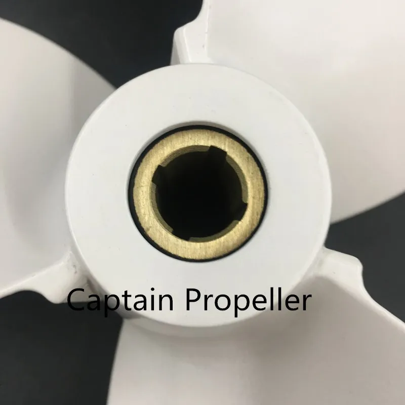 Подвесные двигатели Captain Propeller 9x7 1/2 C Fit Yamaha 5HP 8HP алюминиевый штырьковый привод Spline