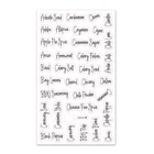 Новинка, 8 шт., этикетки для специй, комбинированные черно-белые напечатанные этикетки для специй, прочная банка FIF66