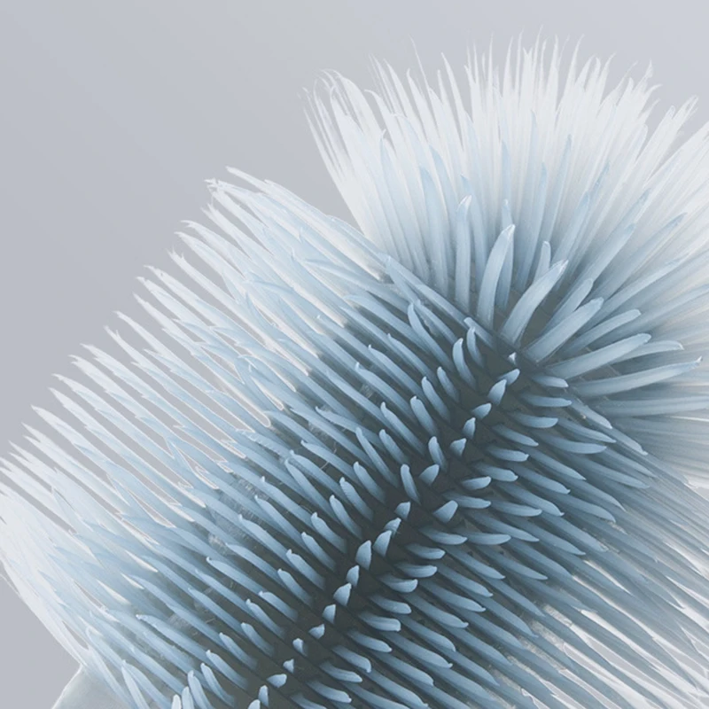 

Bathroom Toilet Brush with Soft PE Bristle Sturdy Cleaning Toilet Bowl Brush for Bathroom Quick Drying FAS6