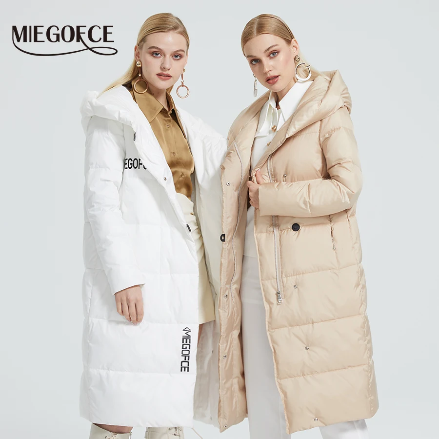  MIEGOFCE 2022 New Winter Women's Cotton Jacket Long Coat Thick New Clothes Parka Women Coat Jacket For Winter Women Cotton 