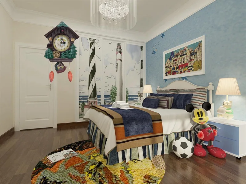 Cuckoo креативные настенные часы мультяшное украшение для детской комнаты