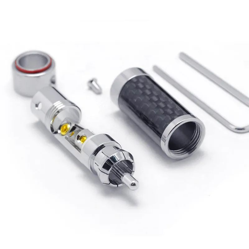 Соединительный кабель RCA с родиевым покрытием без припоя FURUTECH CF 102(R) аудиокабель