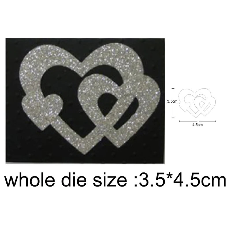 

metal cutting dies cut die Christmas Lace Heart Frame decoration Scrapbooking crafts paper knife mould blade punch stencils dies