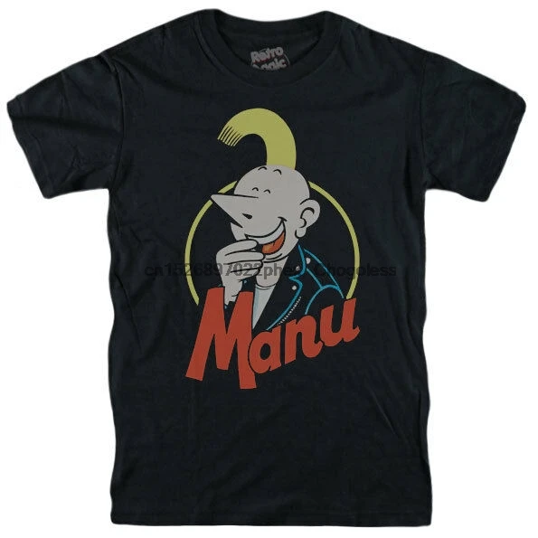 Футболка Manu из французской анимационной ТВ-серии 1991 | Футболки на заказ