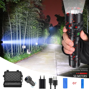 Мощный супер яркий XHP50.2 светодиодный светильник-вспышка 5 режимов кемпинга L2 водонепроницаемый фонарь светильник мощный фонарь Использование 18650 26650 батарея