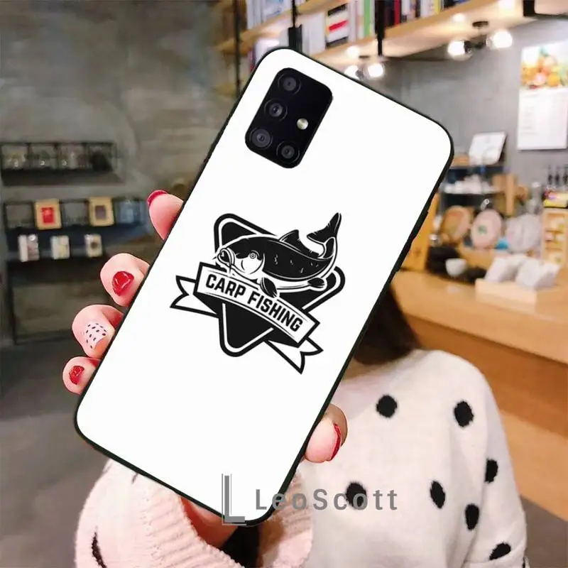 

Carp Fishing Fish Phone Cases For Samsung A50 A51 A71 A31 A21S S8 S9 S10 S20 S21 Plus Fe Ultra 4G 5G