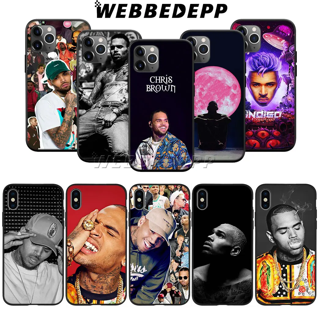 TA15 Chris Brown Мягкий силиконовый чехол для телефона iPhone 5 5s 6 6s 7 плюс 8 SE X XR XS Max 11 12 Pro
