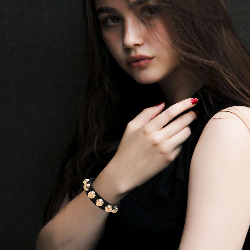 Модные ювелирные изделия в стиле панк для женщин Высококачественный Браслет из