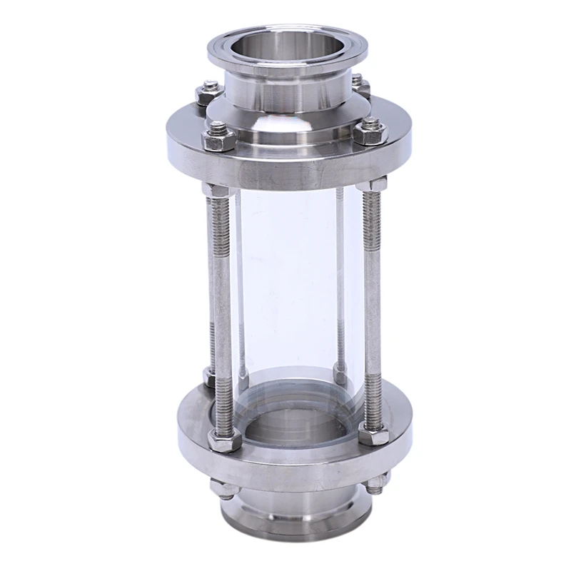 

In-Line Sight Glass with Clamp End,Flow Sanitary Straight Sight Glass SUS316 Tri Clamp Type