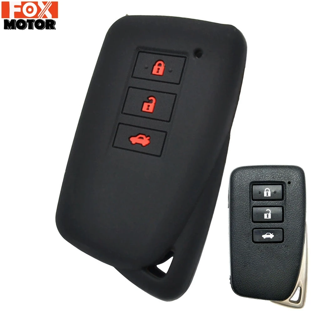 3 кнопки силиконовый корпус дистанционного ключа для Lexus ES GS NX GX RX LX RC 200 250 300 350 2014