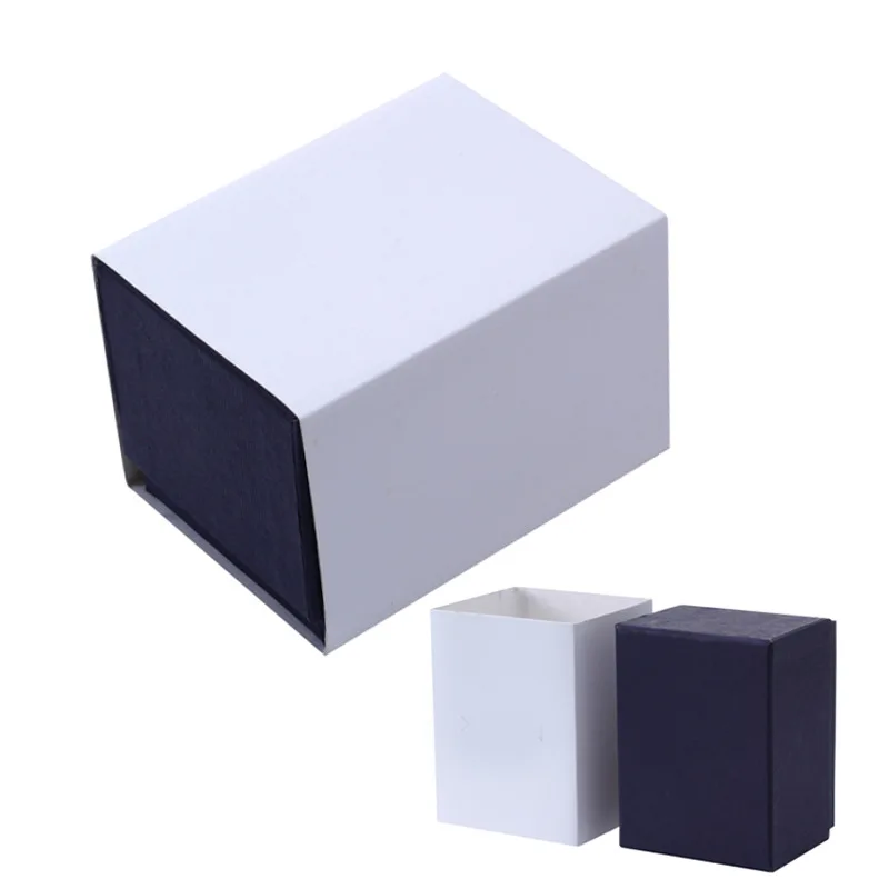 Классический синий чехол для часов женщин и мужчин шкатулка ювелирных изделий