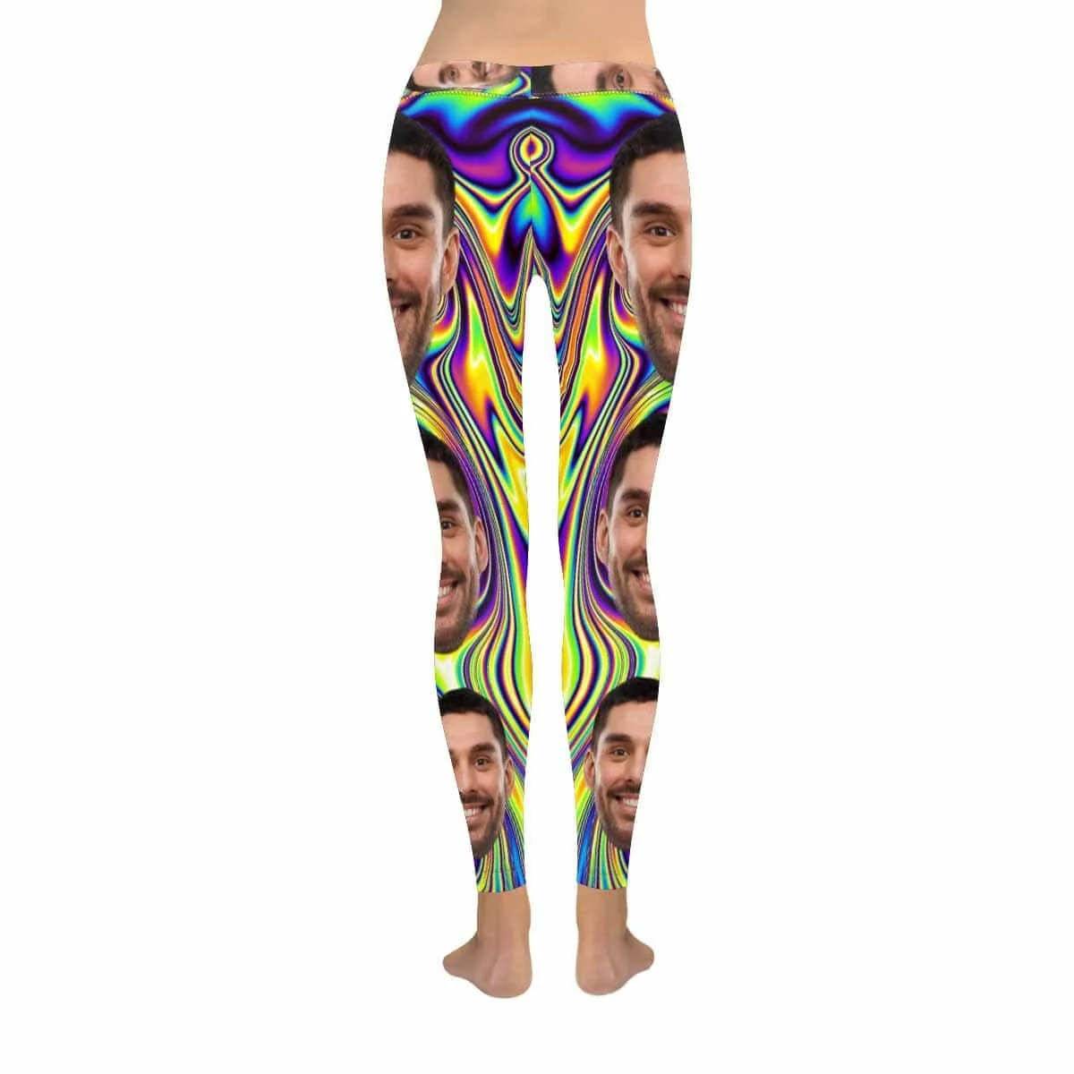 

Custom Face Glare All-Over Low Rise Yoga Leggings