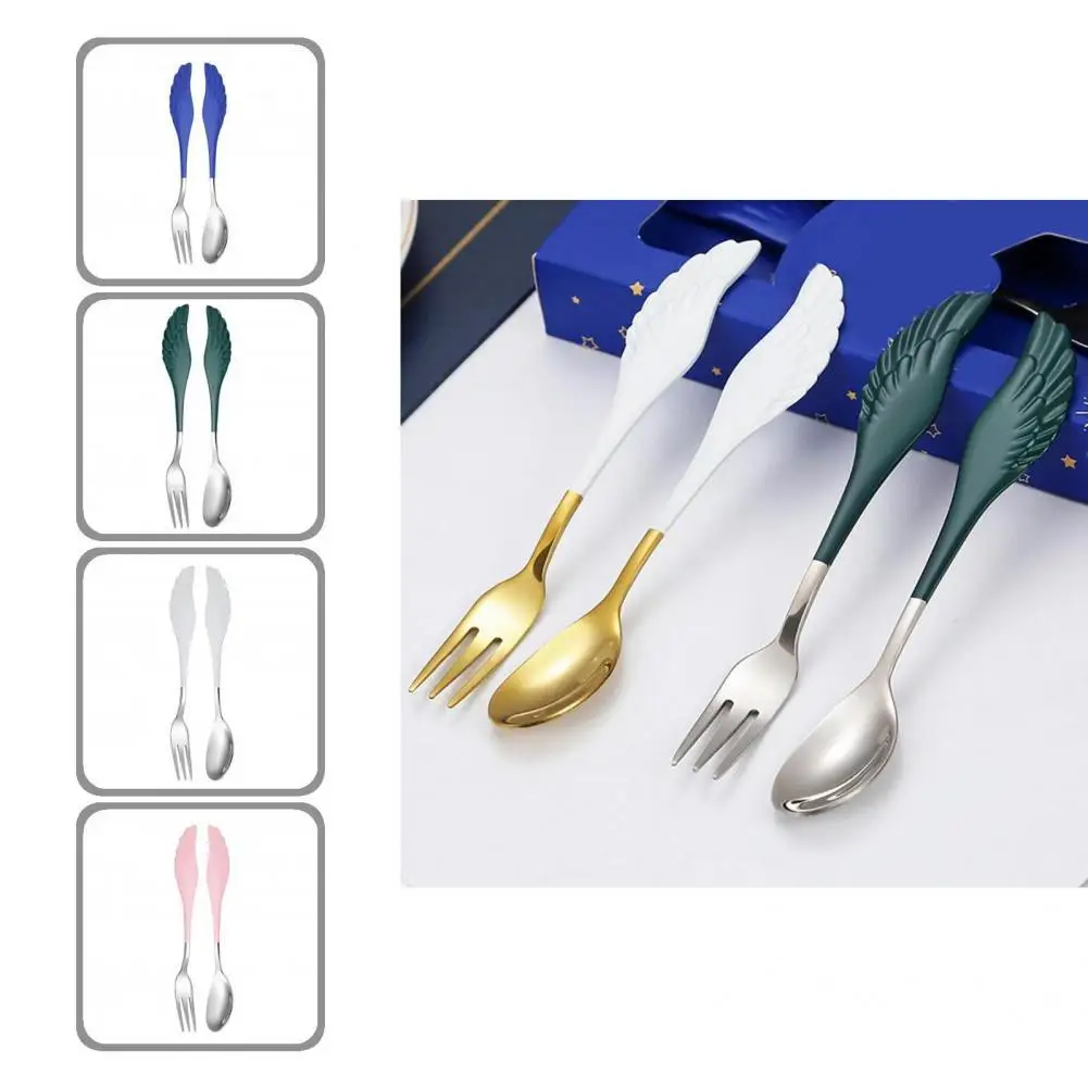 

Modern Fork Spoon Set Food Grade Convenient Dry Promptly Cutlery Set Cutlery Set Fork Spoon Set 1 Set