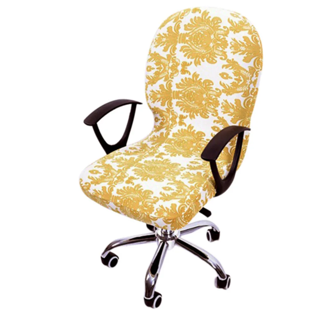 Чехол на офисное кресло эластичное покрытие из спандекса для компьютерных