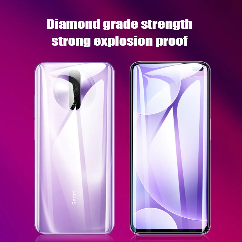2 в 1 Защитная пленка для экрана Xiaomi Redmi 9AT 9A 9i 9C 5A 6 6A 7A 7 8A Pro закаленное стекло 10X 5G S2 5