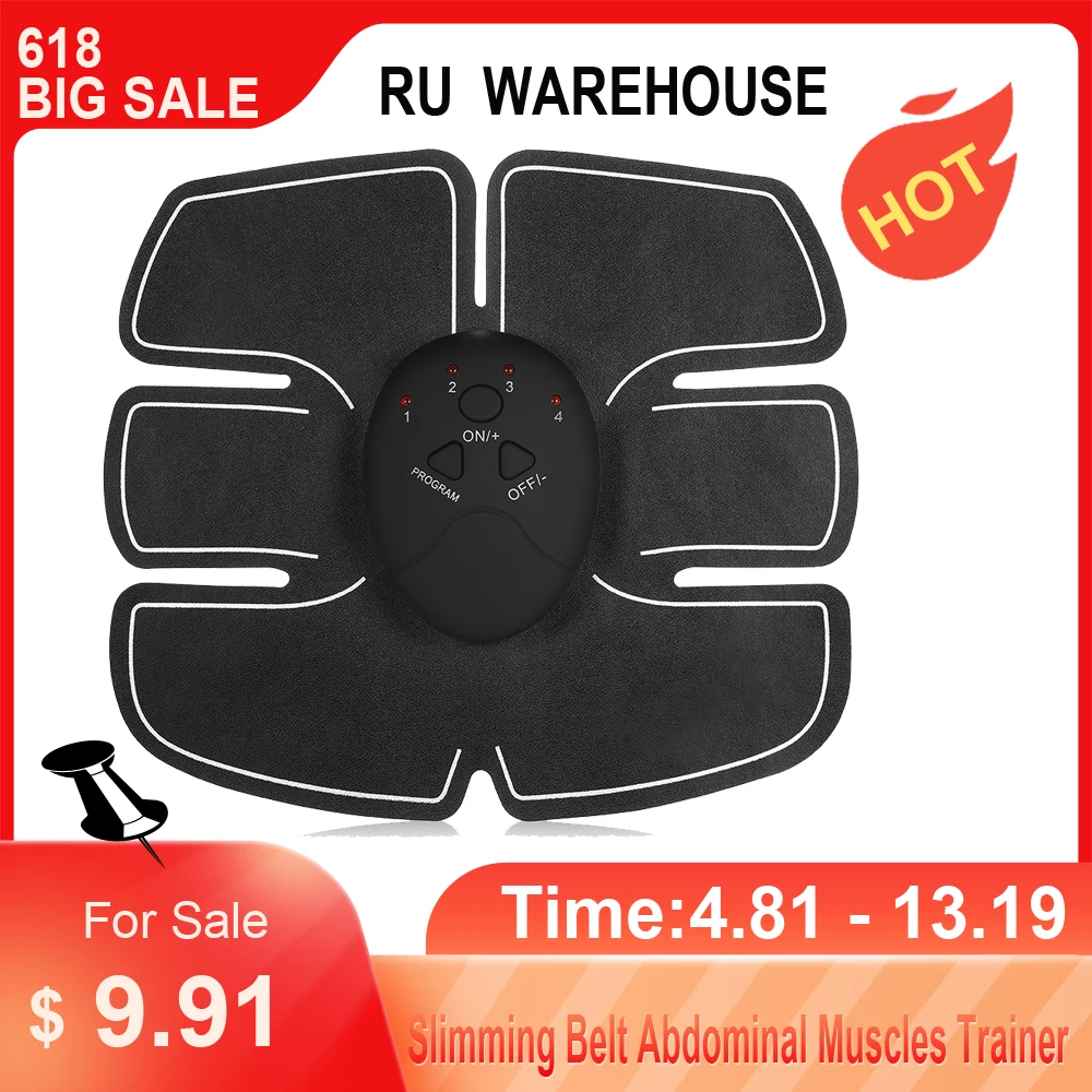 Пояс для похудения устройство улучшения мышц живота вибропластина ab стимуляции