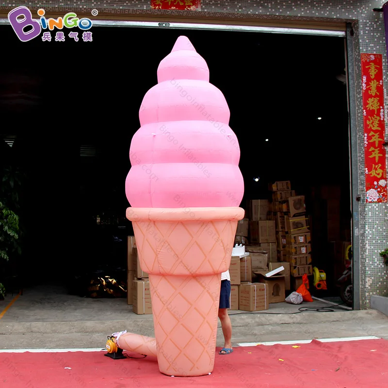 Изысканный ручной 3mH Надувное Клубничное мороженое для украшения магазина/10