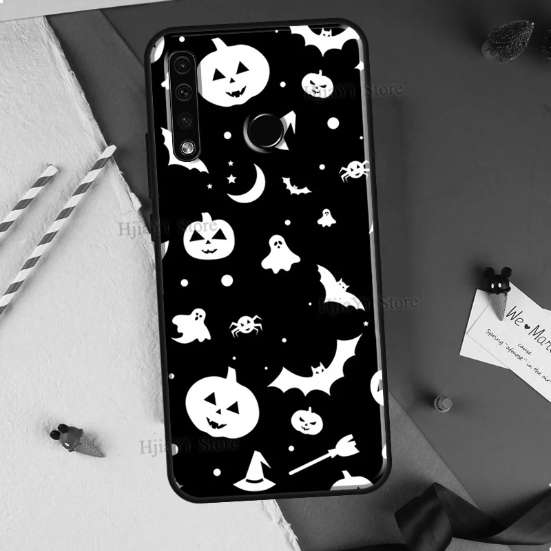 Pumpkin Bat Witch Cover For Huawei Honor 10 Lite 9 20 10i 8X 9X 10X 8A 9A 8S 9S 4C 6C 7C 7A Pro |