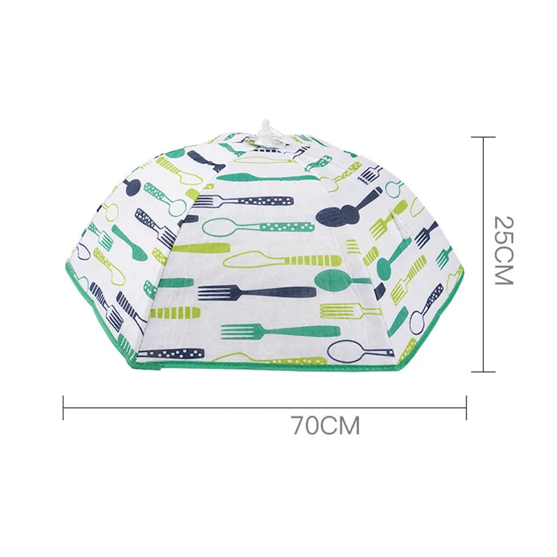 HOT 70cm Foldable Table Dustproof Food Cover Round Aluminum Foil Insulation Meal Home Supplies TI99 | Дом и сад