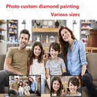 Фото на заказ алмазная живопись 5D Diy картина Стразы Алмазная вышивка 3D вышивка крестиком домашнее свадебное украшение