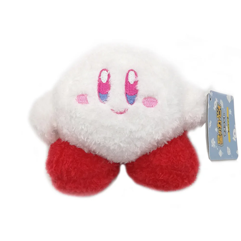 White Kirby 10CM Звезда Кирби ваддл ди Марио и Луиджи вишня мороженое Кирби готовить Кирби сумка брошь значок на плюшевые игрушки SYTJ - Цвет: White Kirby 10CM