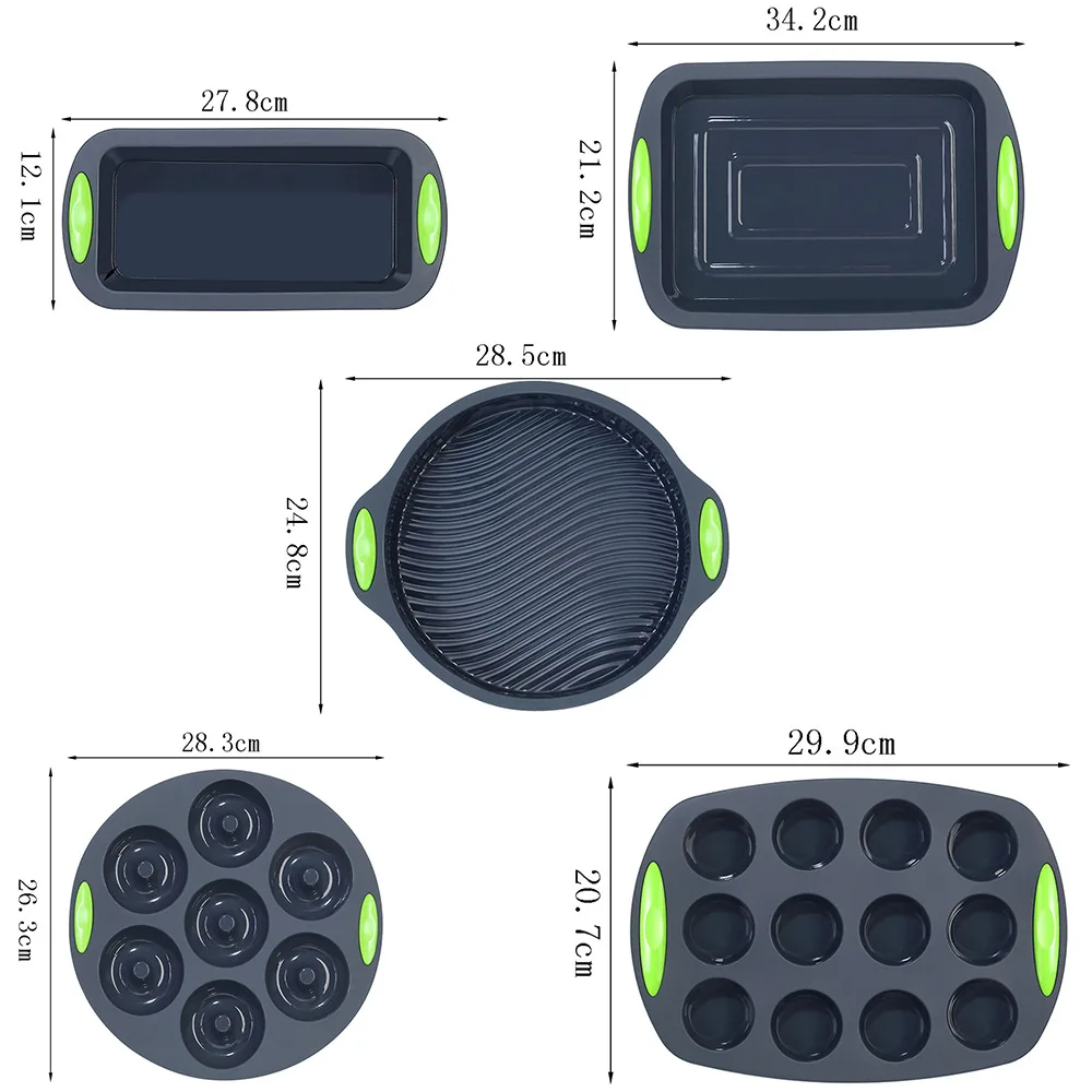 

Square Gray Round Handle Biscuit Including Dark Bakeware Diy Sticks Lolly Candy Chocolate Cake Decorating Moulds