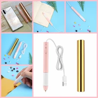 0 81 52 52 50 35mm heat foil pen heat resistant grip can be used on paper leather plastic make cards diy scrapbook craft new