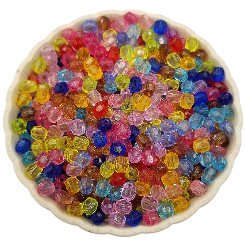 

Распродажа акриловых алмазных бусин, фурнитура для рукоделия, разноцветные бусины россыпью из материала