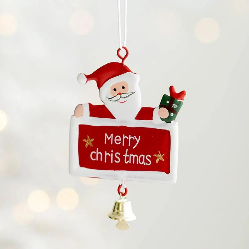 

Decorative Hard to Fade Cute Santa Claus Shape Hanging Pendant for Decoration