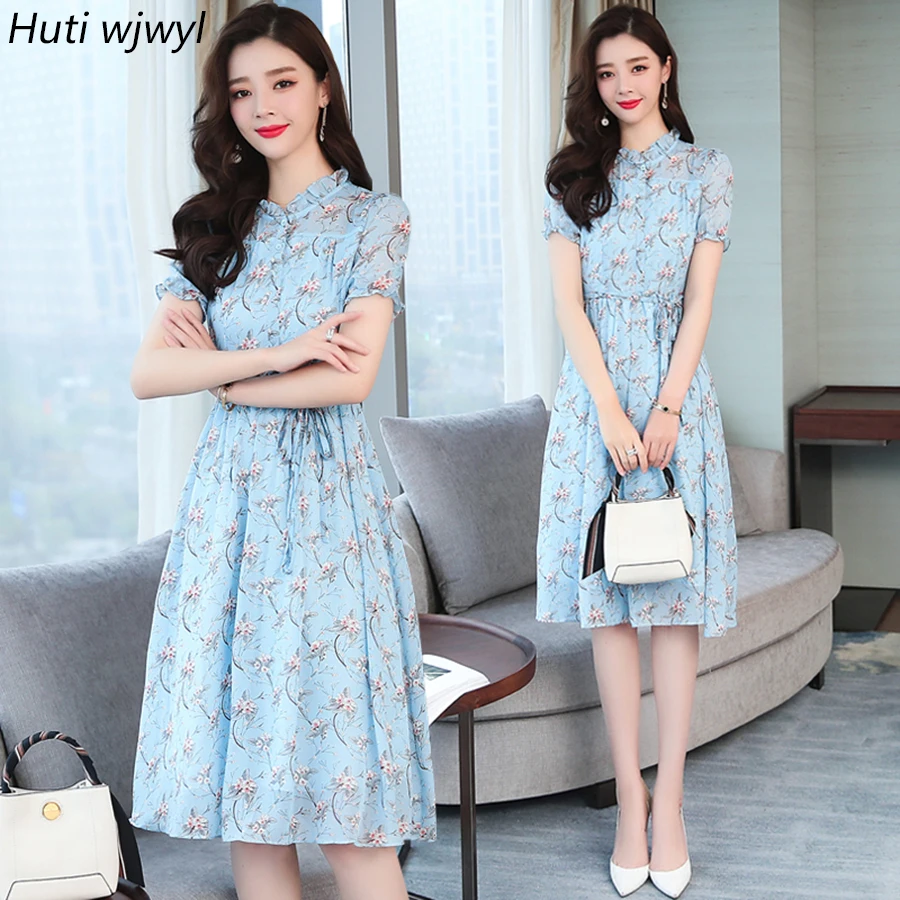 Женский Шифоновый Сарафан в стиле бохо элегантный винтажный пляжный сарафан