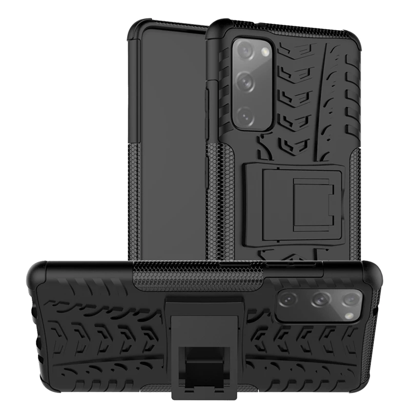 For Samsung Galaxy S20 FE Case Cover Samsung S20 FE Bumper Heavy Duty Armor Silicone Phone Case Samsung A21S A31 A51 A71 S20 FE
