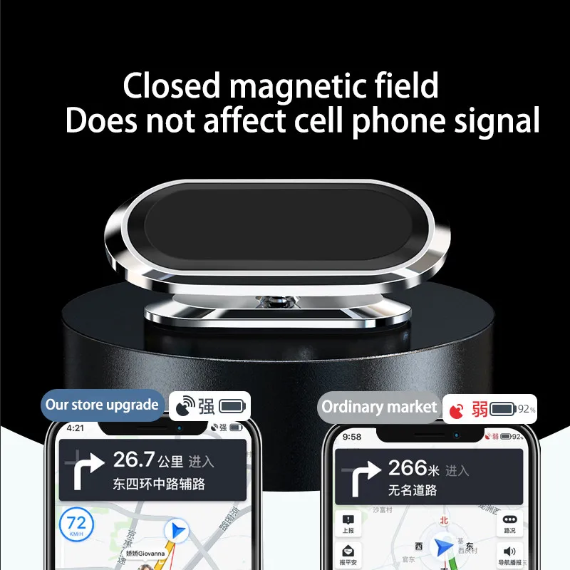 Магнитный автомобильный держатель для телефона универсальный | Мобильные