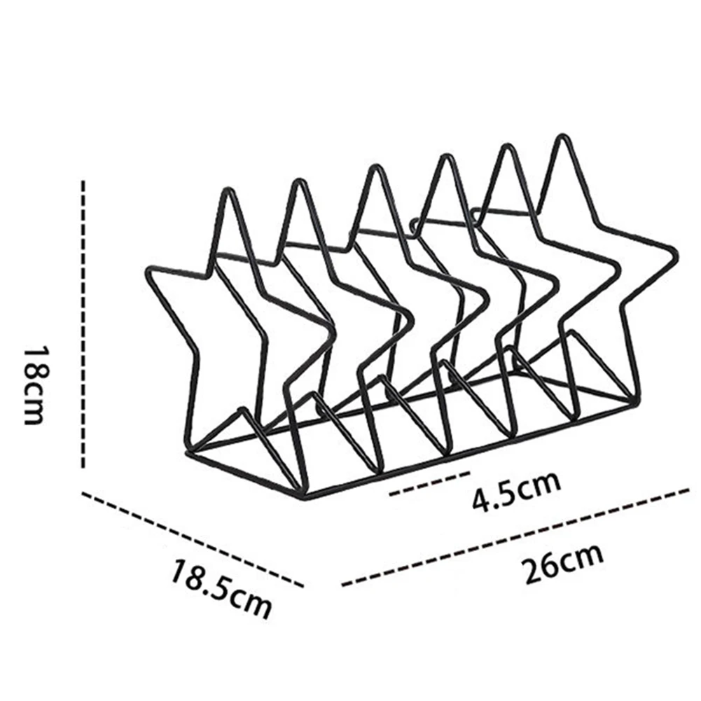 Пентаграмма металлическая подставка для книг креативная Звездная книга стоящий