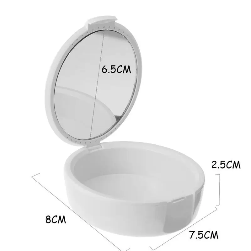 RORASA 1 шт. 2 цвета пластиковый контейнер для хранения протезов Органайзер ванной