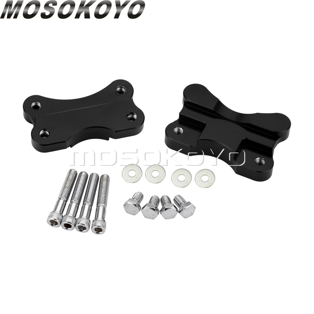 

21" Wheel Front Fender Lift Bracket to Fork Adapter Relocator Kit For Harley Fat Boy Softail FLST Classic Deluxe EFI 1986-13 14