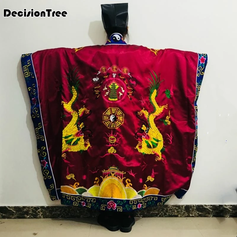 2021 китайский taoist халат taoism Одежда Дракон вышивка священник Тай униформы костюмы