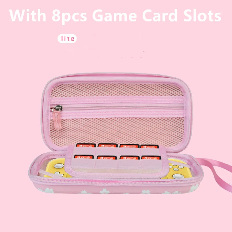 Cherry blossoms Bag for Nintendo Switch Portable Storage Case Hard Shell Box Nintend Lite NS NX Console Cover Kit | Электроника