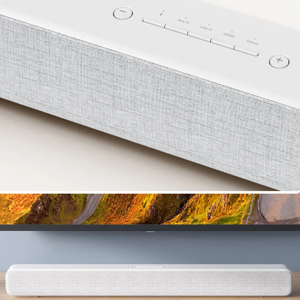 Xiaomi Mi стильный бар образный динамик ТВ компьютер домашний кинотеатр динамик беспроводной настенный Смарт стерео устройство