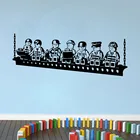 Забавные мультяшные роботы лего Наклейка на стену виниловая наклейка на стену для детской комнаты Мальчики настенные художественные наклейки Детская Спальня Декор Y170801