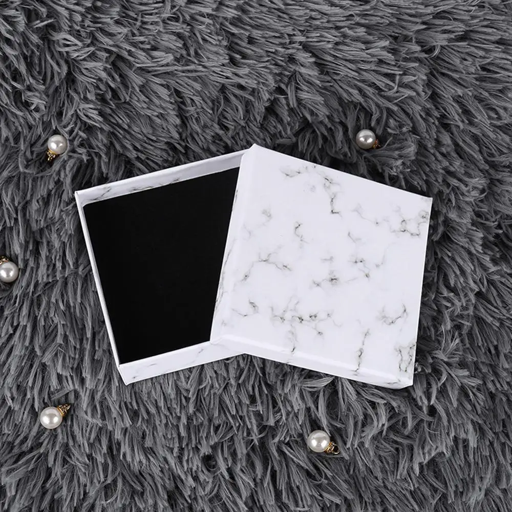 Шкатулка для ювелирных изделий в стиле ретро шкатулка с мраморной текстурой