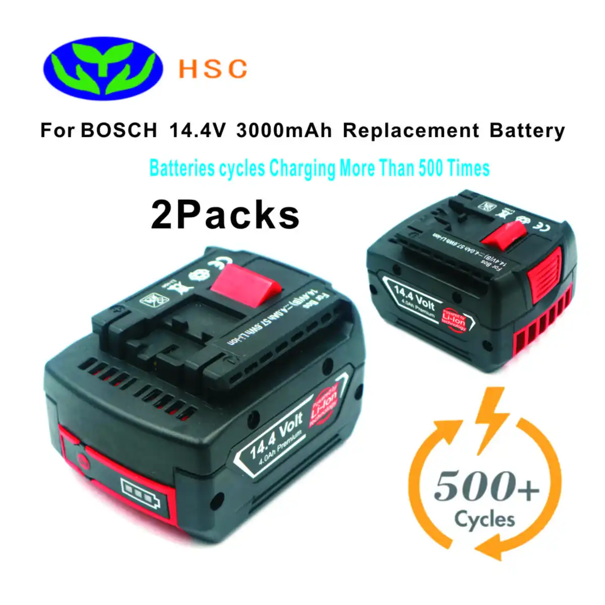 2 шт. 3.0AH 18650 Батарея чехол BOS14.4B литий Батарея 14,4 В Замена для Bosch 14,4 V Батарея BAT607 BAT614 2607336078