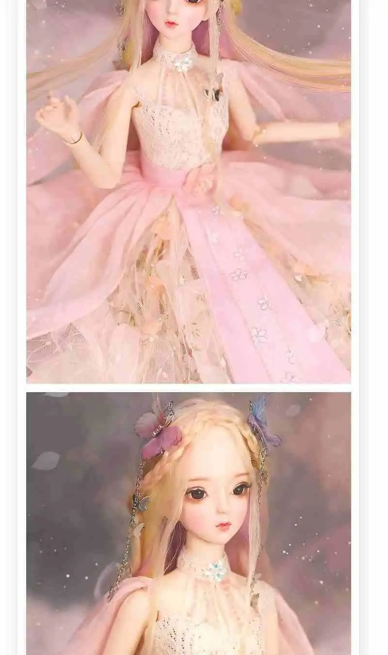 62 см BJD кукла 1/3 шарнир тела ручная роспись набор для макияжа с одеждой обувь ювелирные изделия и Подарочная коробка SD куклы высокого качества игрушка