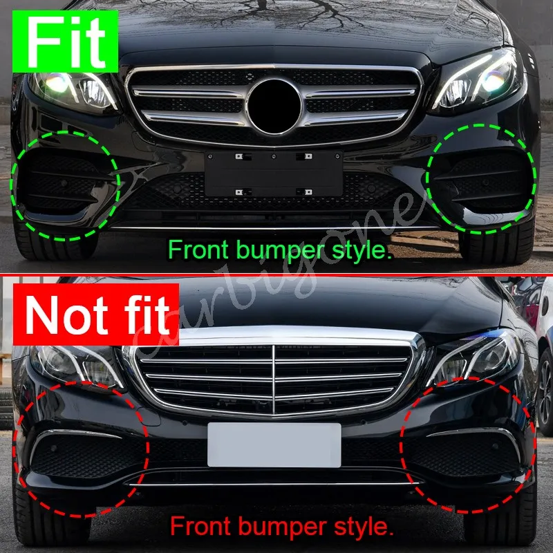 Chrome Front Rear Fog Light Cover Bumper Trims For Mercedes-Benz E-Class (W213) Sedan 2017-2020 Car Auto Vehicle Accessories | Автомобили