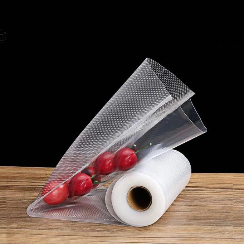 

12+15+20+25+30cm*500cm Thicker Kitchen Vacuum Sealing Bags Reusable Rolls Fresh-keeping Food Saver Refrigerator Storage Bag
