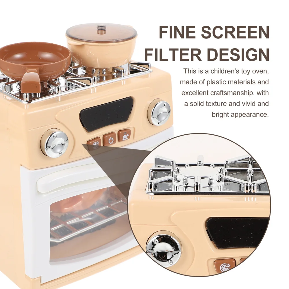 

1pc Super Mini Adorable Oven Machine Plaything Children Play Tool