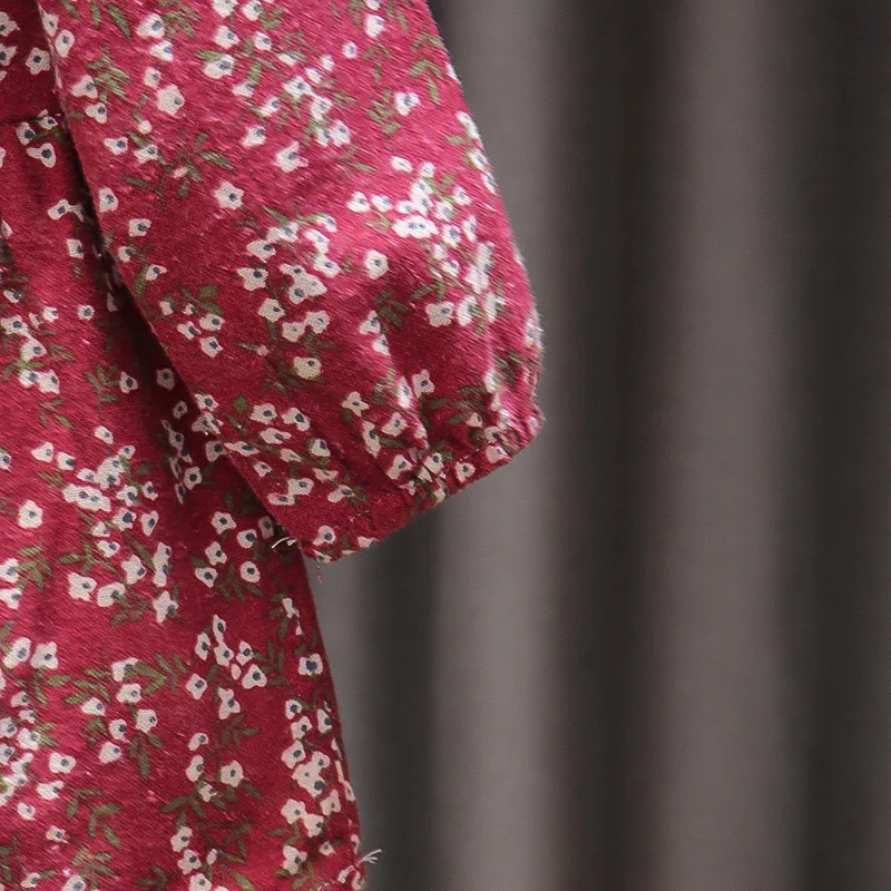 

Little Fragrant Style Dresses Summer Spring Baby Dresses For Girls Floral Long Sleeve Peter Pan Collar Infant Kids Dress 2021