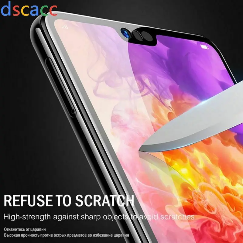 Dscacc 9D закаленное стекло с полным клеем для Huawei Mate 9 10 Pro 20 Lite NOVA 2 2S 2I 3 3I 3E 4E 4 Enjoy 7 8 Plus